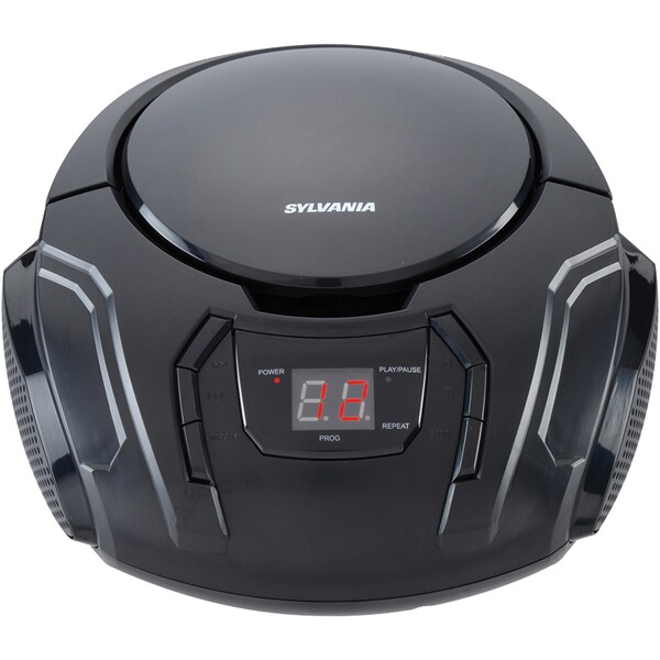 Sylvania Portable CD/CD-R Compatible Player with AM/FM Radio (Black) SRCD261-B-BLACK